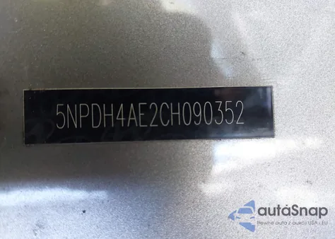 2012 Hyundai Elantra Limited z USA, uszkodzony, nr VIN 5NPDH4AE2CH090352